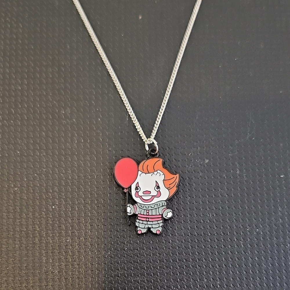 Pennywise Pendant Necklace with Red Balloon